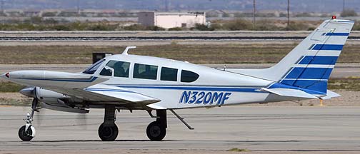 Cessna 320D N320MF, Mesa Gateway Airport, March 9, 2012